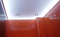 Парящий потолок для ванной комнаты